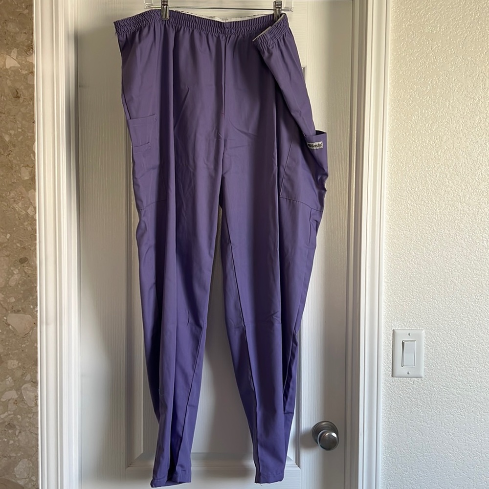 Purple 3X UAScrubs Scrub Bottom